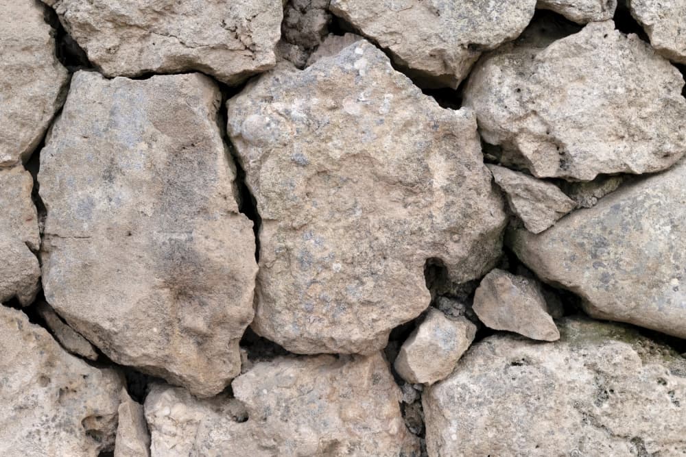Weathered Stone Wall by Pictufy Studio III — canvas wall art