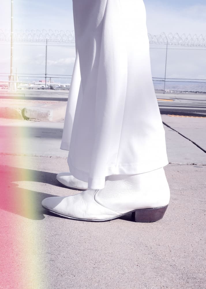 White Pants Airport Style by Pictufy Studio III — canvas wall art