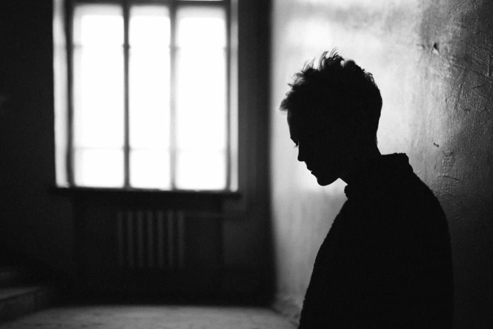 Pensive Silhouette by Borislav Kornienko — canvas wall art