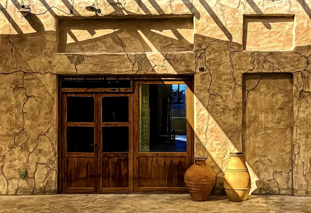 Ancient Desert Doorway by Arnon Orbach — canvas wall art