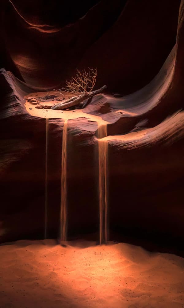 Flowing Sands of Time by Kai Dan — canvas wall art