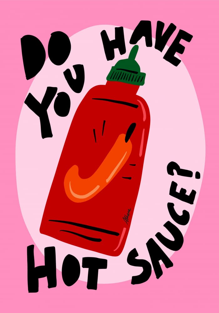 Hot Sauce by Athene Fritsch — canvas wall art