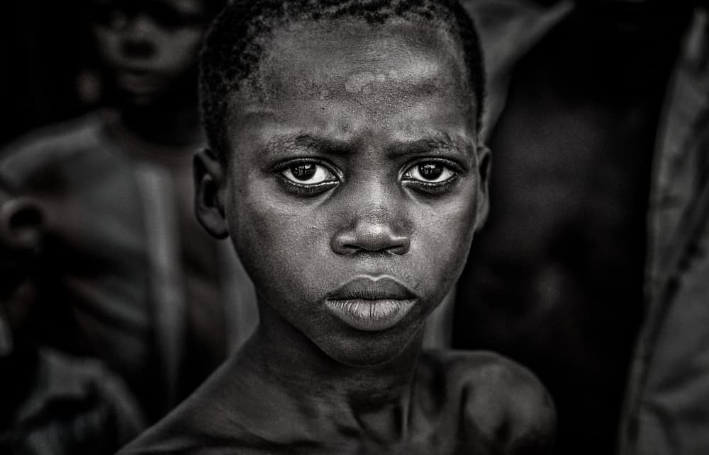 Intense Young Gaze by Joxe Inazio Kuesta Garmendia — canvas wall art