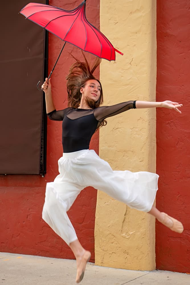 Urban Dance Leap by Q Liu — canvas wall art