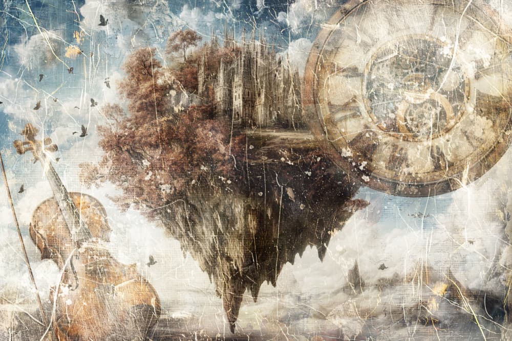 Timeless Castle Melody by Rafal Kulik — canvas wall art