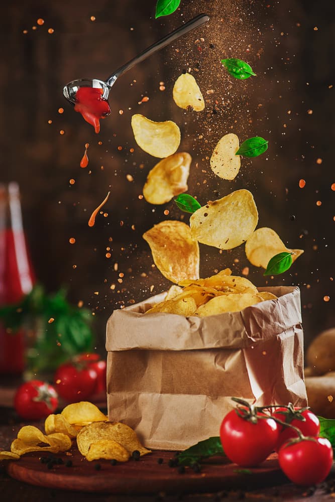 Fresh Chips and Seasoning by Dina Belenko — canvas wall art