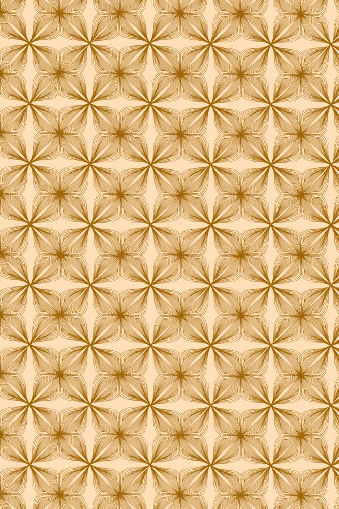 Golden Abstract Florals by cartissi — canvas wall art