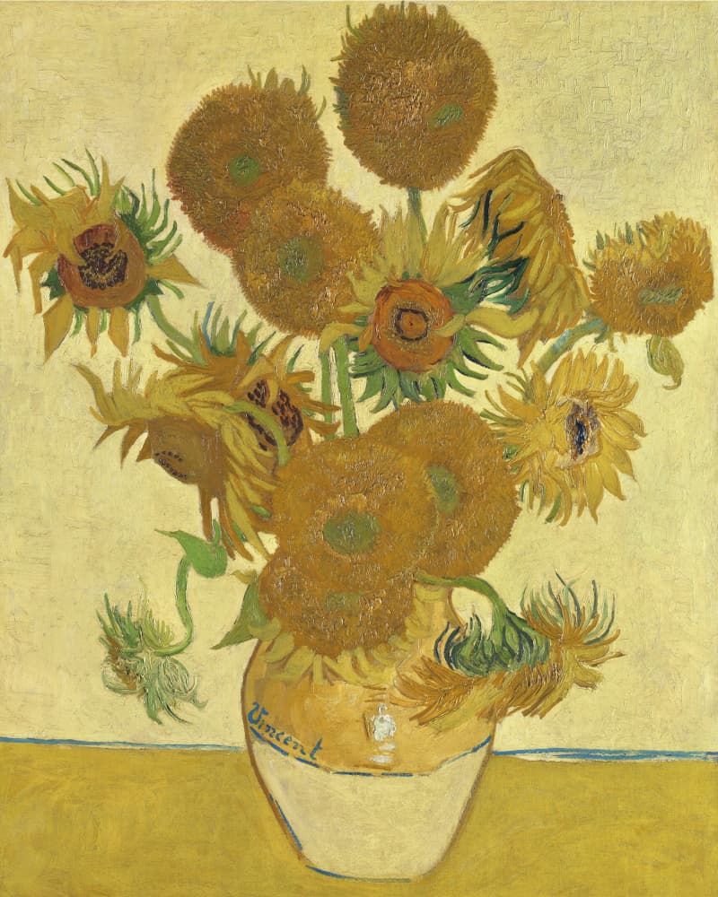 Sunflowers by Vincent Van Gogh — canvas wall art
