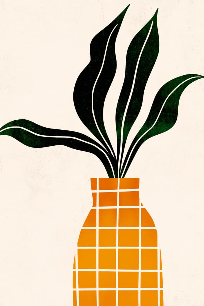 Peter, the Plant by Kubistika — canvas wall art