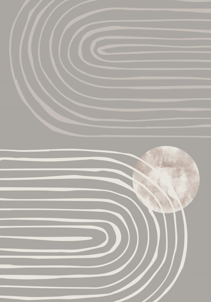 Abstract Arches and Moon by Pictufy Studio II — canvas wall art