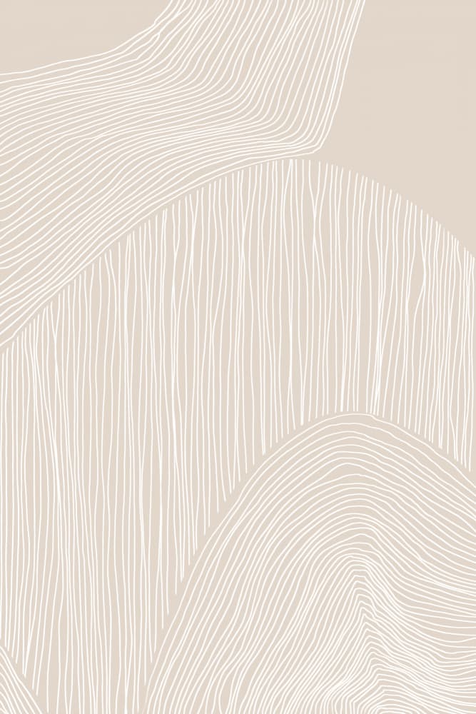 Organic Flowing Lines by Melloi Art Prints — canvas wall art