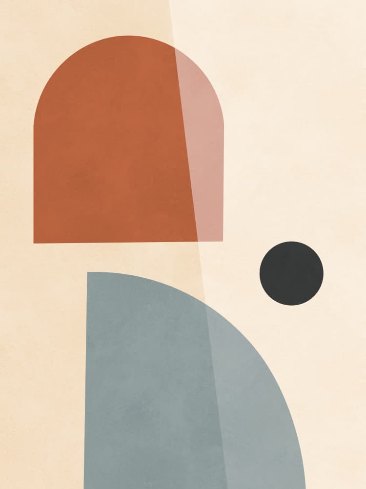 Modern Abstract Forms by Vitor Costa — canvas wall art