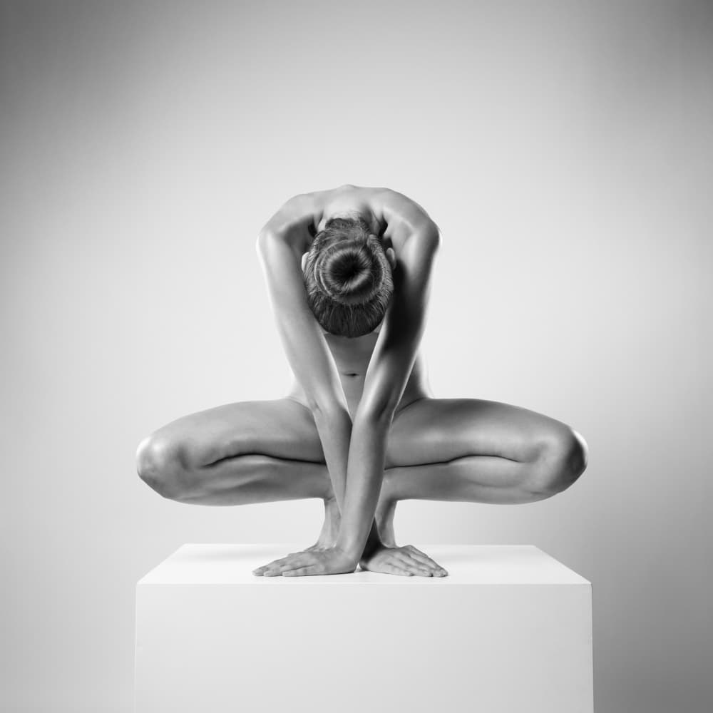 Graceful Nude Pose by Arkadiusz Branicki — canvas wall art