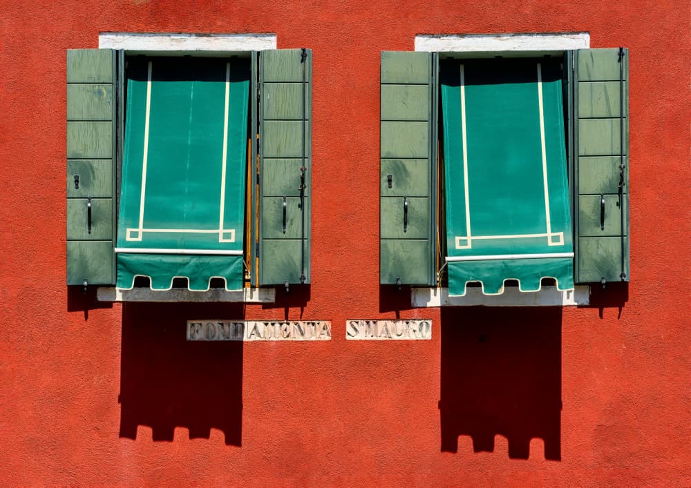 Sunny Venetian Windows by Tommaso Pessotto — canvas wall art
