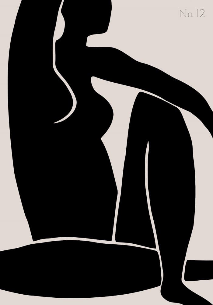 Graceful Feminine Silhouette