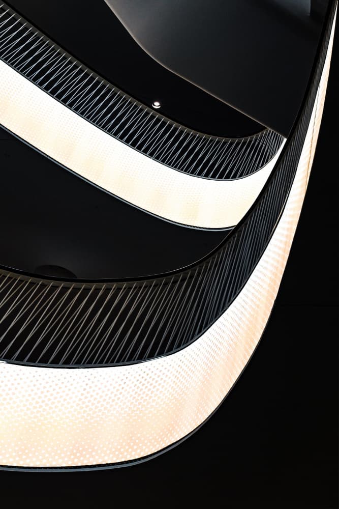 Modern Illuminated Curves by Linda Wride — canvas wall art