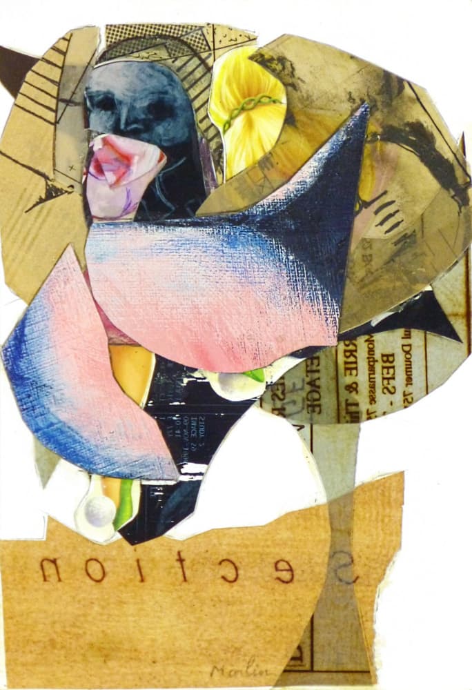 Surreal Deconstructed Portrait by Pascal Marlin — canvas wall art
