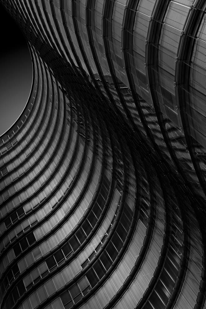 Modern Architectural Curves by Greetje van Son — canvas wall art