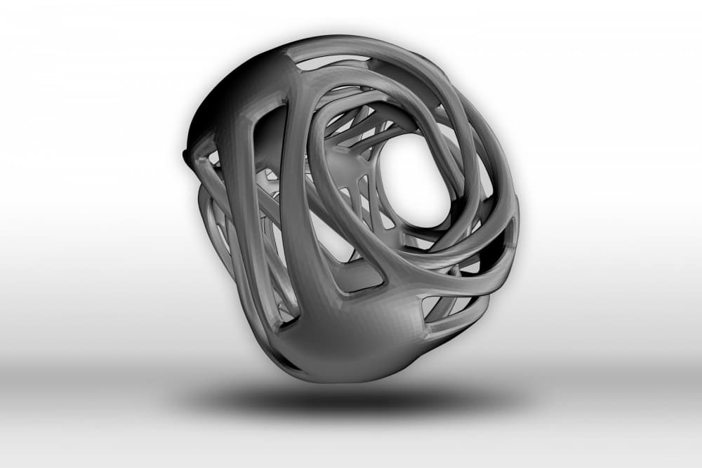 Modern Abstract Sculpture by Rafal Kulik — canvas wall art