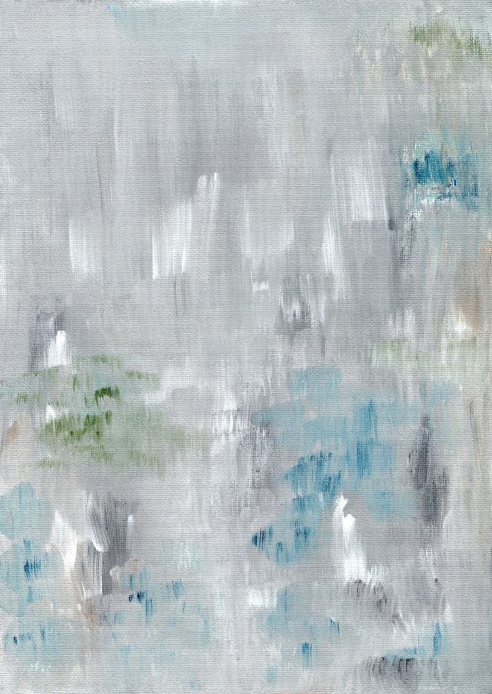 Serene Abstract Brushstrokes by Nikita Jariwala — canvas wall art
