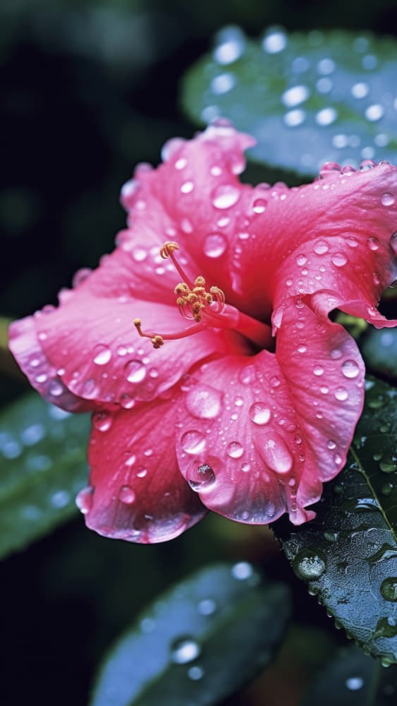 Petals in the Rain by Treechild — canvas wall art