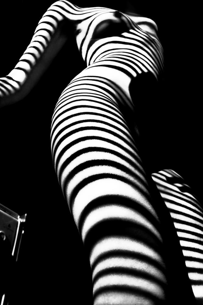Abstract Striped Form by Mikhail Faletkin — canvas wall art