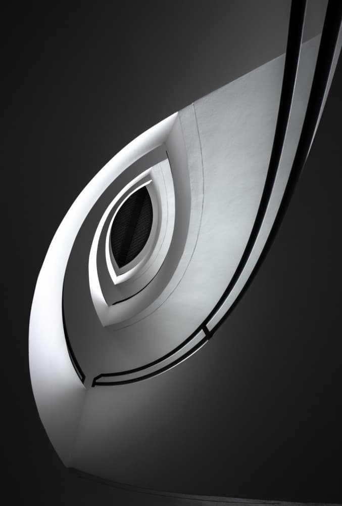 Architectural Spiral Eye by Nina Pauli — canvas wall art