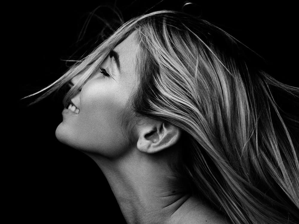 Joyful Flowing Hair by Martin Krystynek MQEP — canvas wall art
