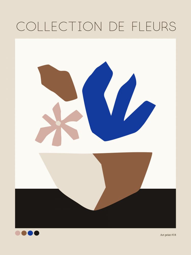 Abstract Blooms by Treechild — canvas wall art