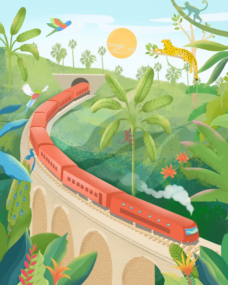 Sri Lanka by Petra Lizde — canvas wall art