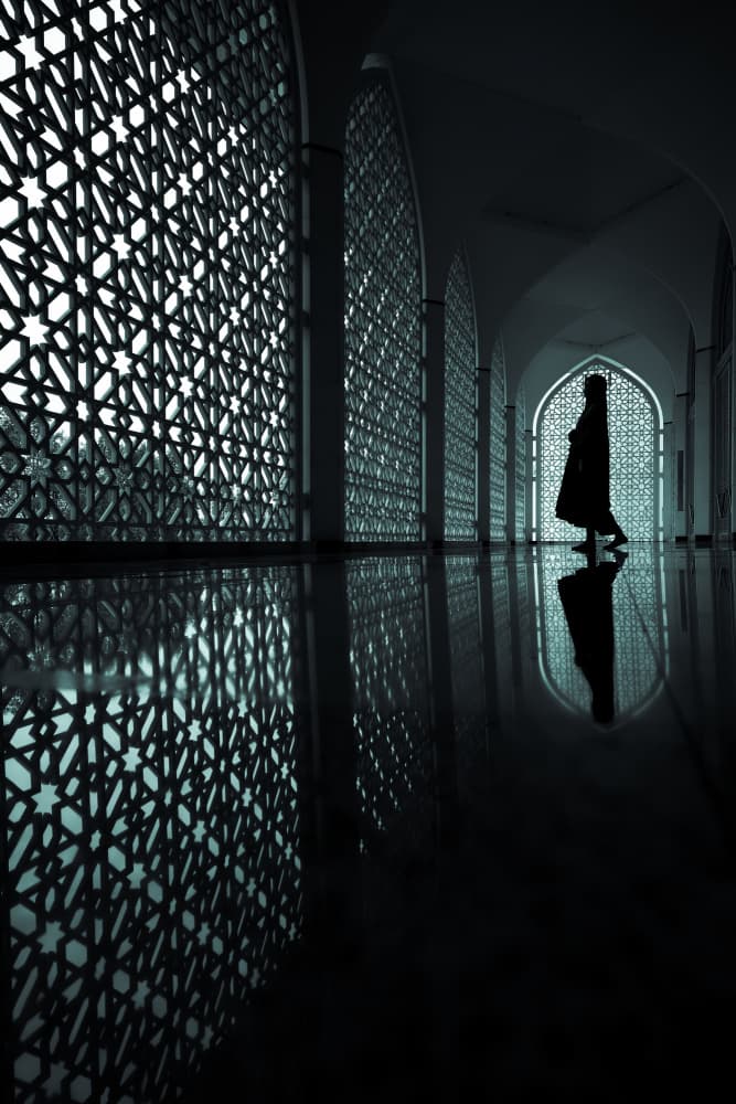 Solitary Arched Passage by R Suguri — canvas wall art