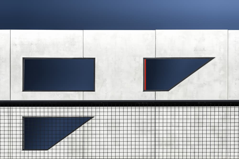 Modern Geometric Architecture by Luc Vangindertael (laGrange) — canvas wall art