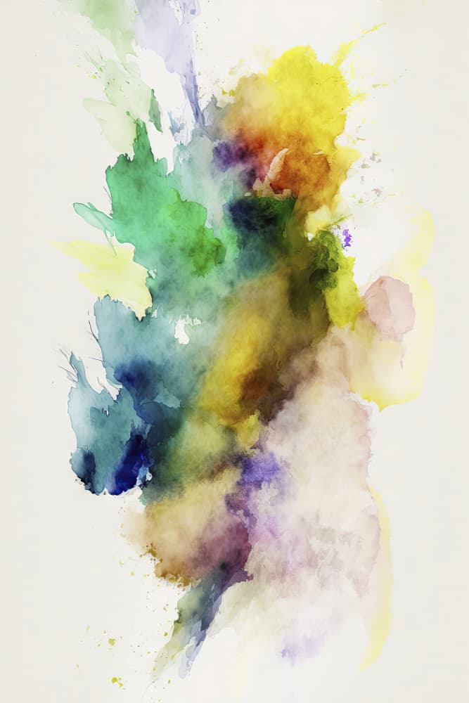 Vibrant Color Splash by Mauro — canvas wall art