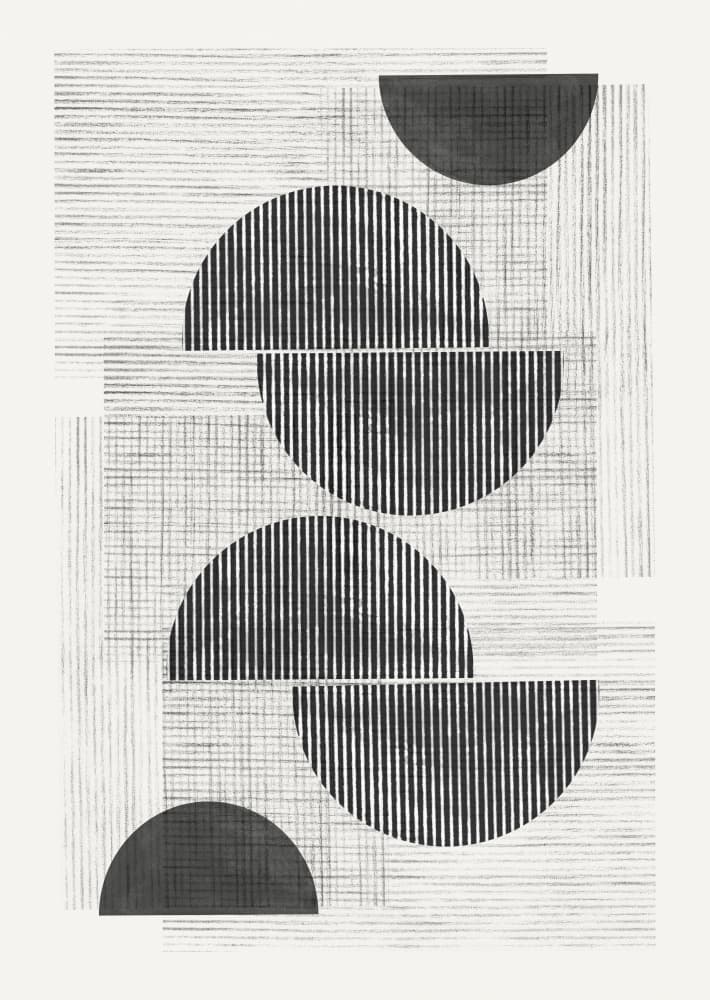 Halved Harmony by THE MIUUS STUDIO — canvas wall art