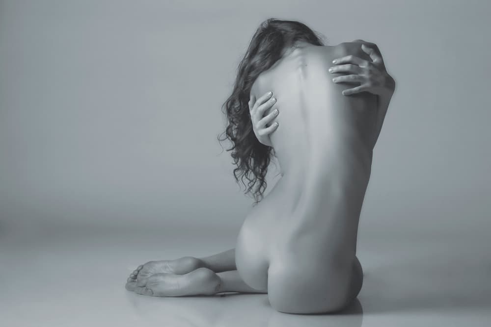 Graceful Nude Embrace by Riccardo Liporace — canvas wall art