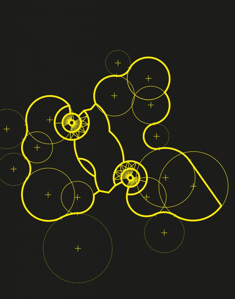 Abstract Tech Organism by Rafa Mateo — canvas wall art