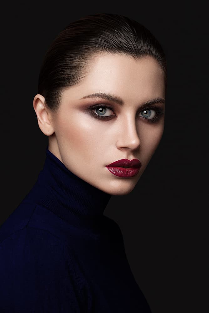 Intense Beauty Gaze by Silaevk — canvas wall art