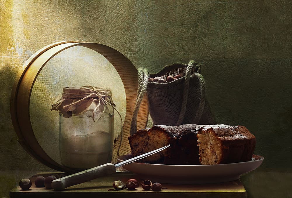Rustic Baking Still Life by Emine Basa — canvas wall art