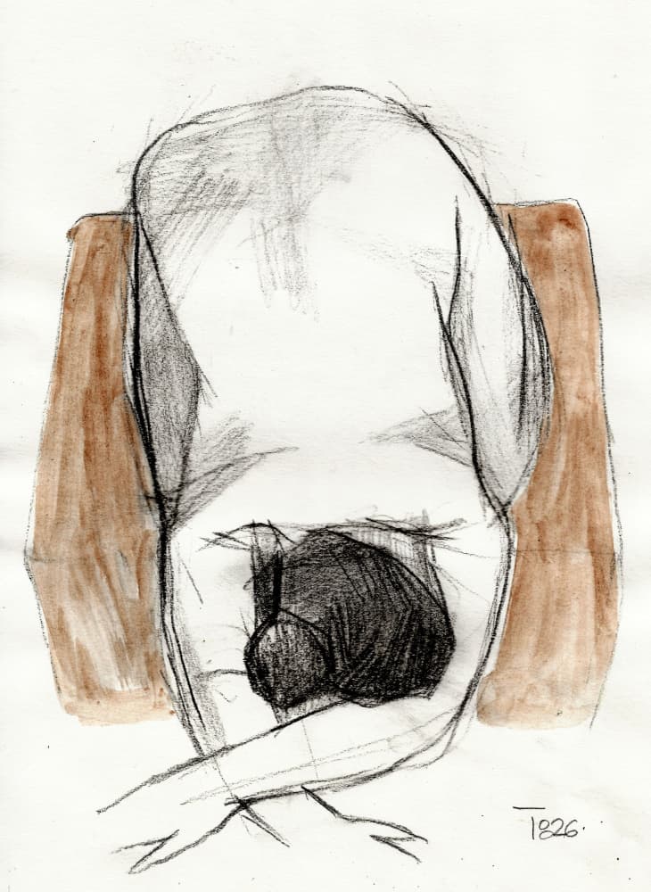 Expressive Figure Study by Tore Bahnson — canvas wall art