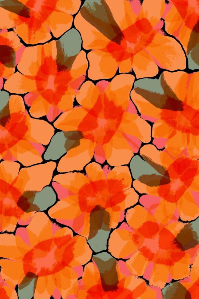 Petal Tapestry by Treechild — canvas wall art