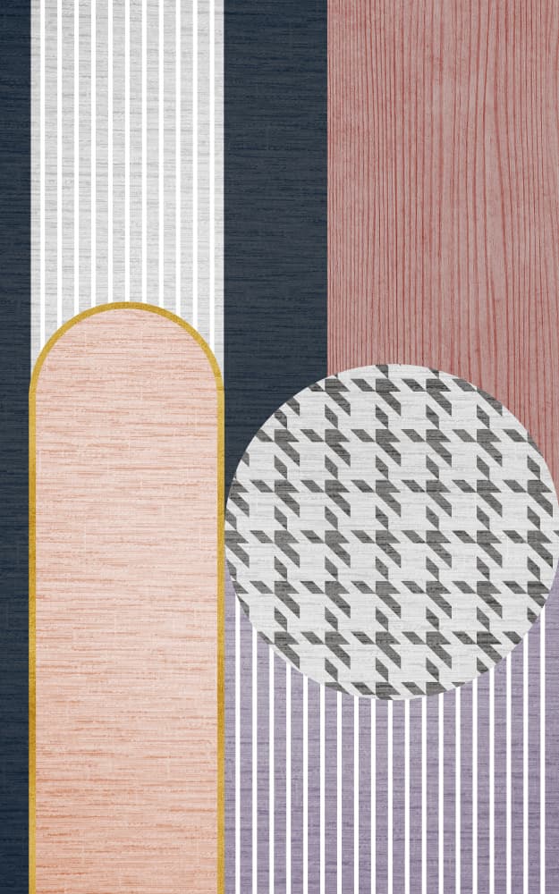 Geometric Harmony by Treechild — canvas wall art