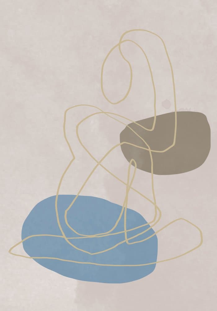 Abstract Line Forms by Pictufy Studio II — canvas wall art