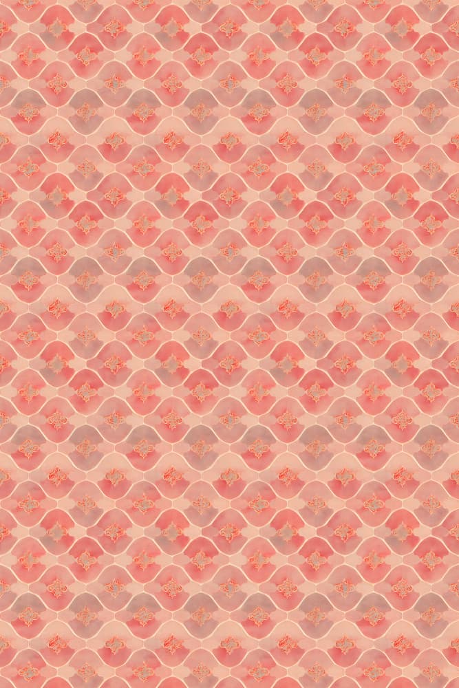 Peachy Waves by Treechild — canvas wall art