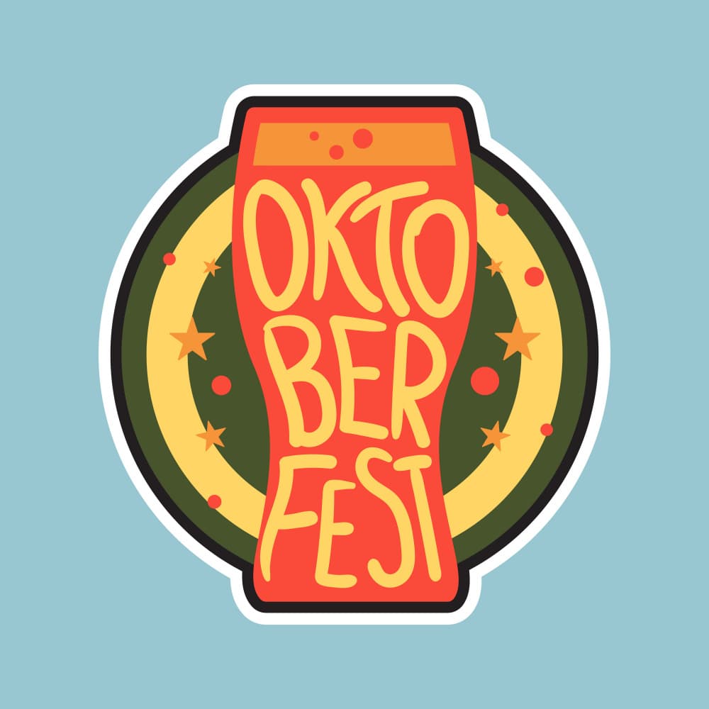 Oktoberfest Beer Celebration by Marika Barsrsind — canvas wall art