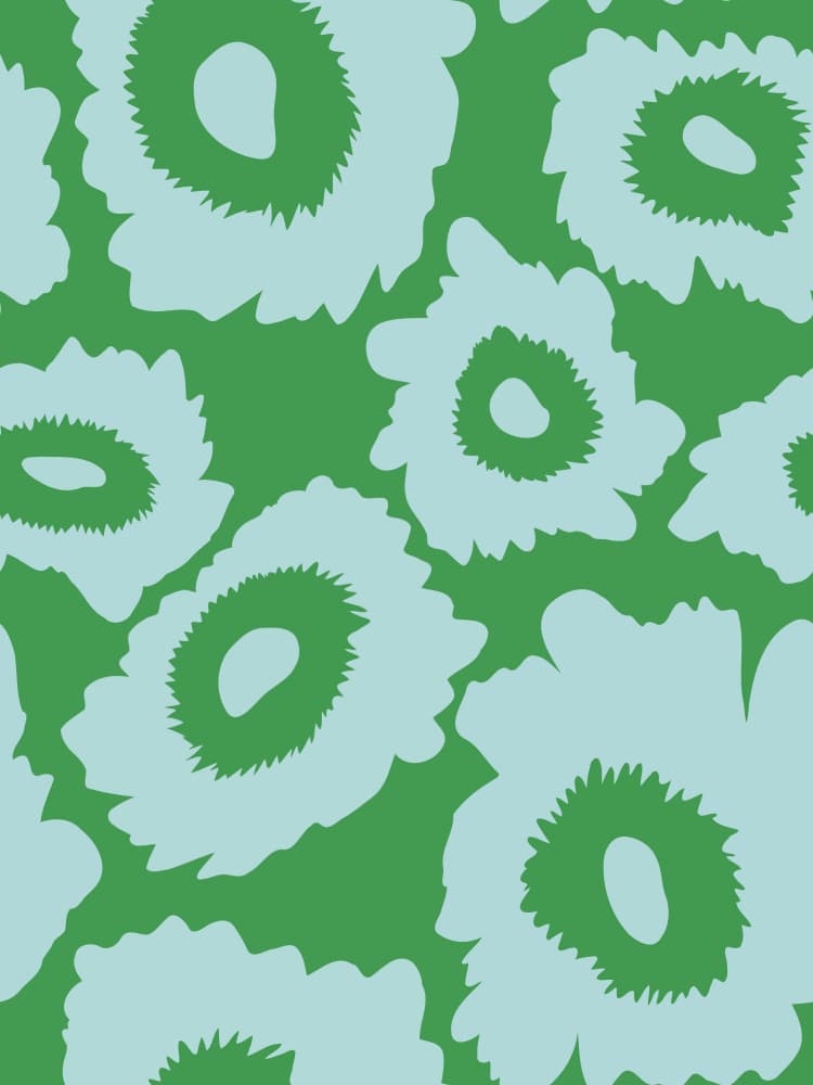 Vibrant Green Botanicals by Miho Art Studio — canvas wall art