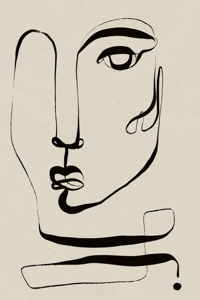 La Visage by Treechild — canvas wall art