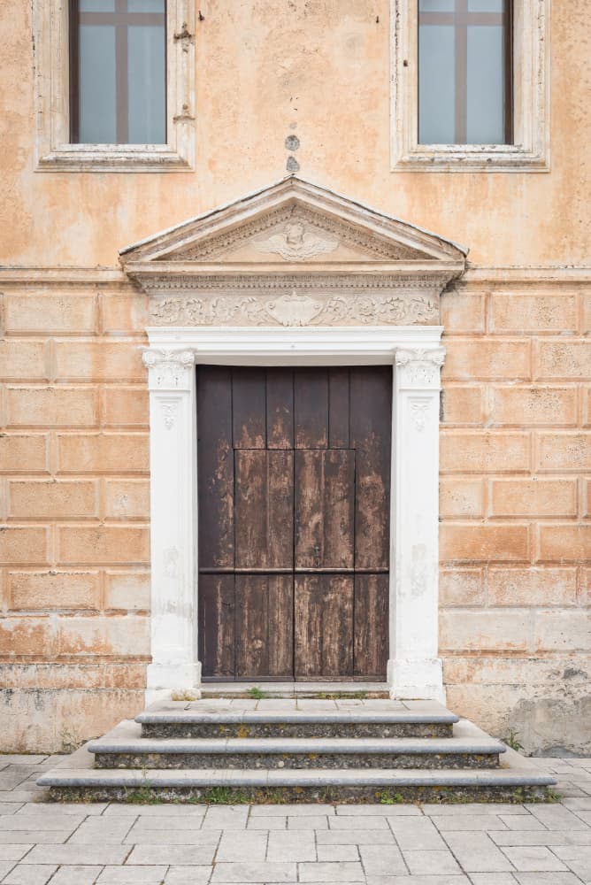 Grand Rustic Doorway by Photolovers — canvas wall art
