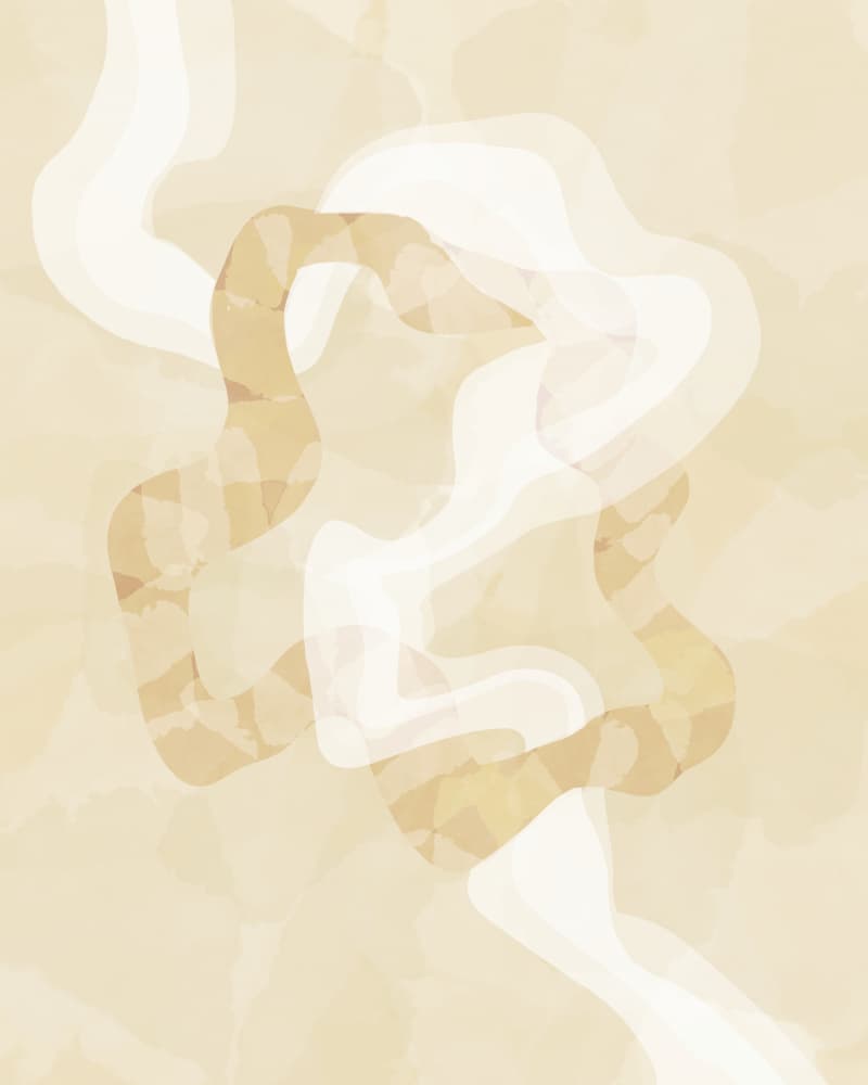 Gentle Abstract Waves by Sannel Larson — canvas wall art