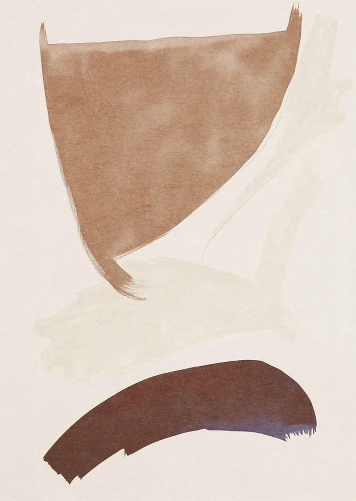 Organic Abstract Shapes by Alma — canvas wall art