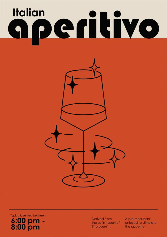 Sparkling Italian Aperitivo by Paulina Budka — canvas wall art